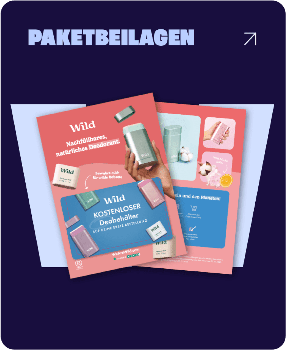 Wild parcel inserts