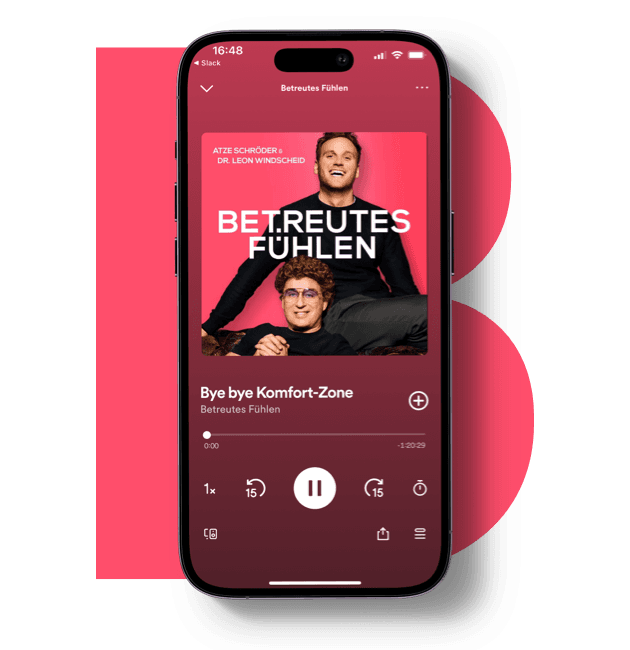 Podcast on smartphone