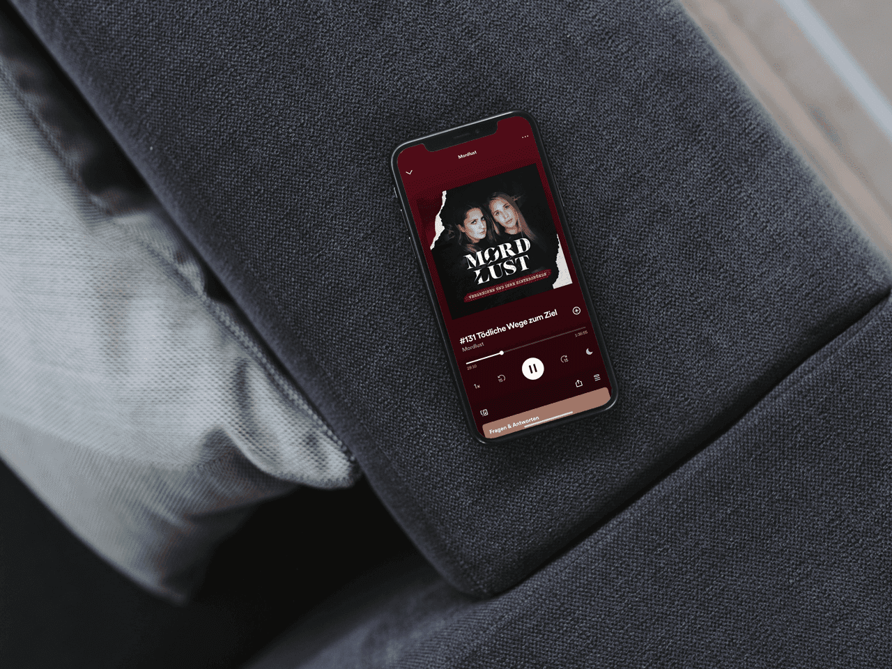 Podcast Werbung im Podcast Mordlust