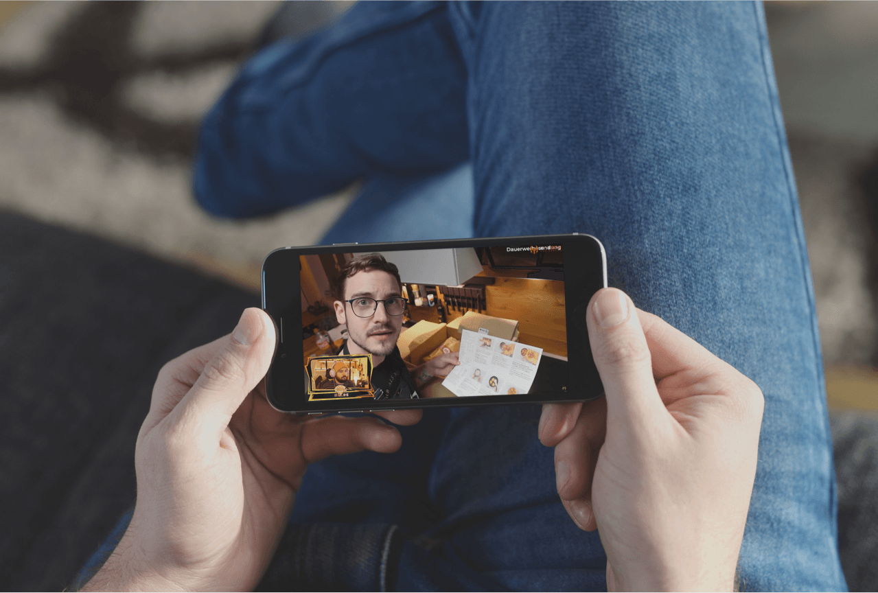 Youtube Video mit Influencer
