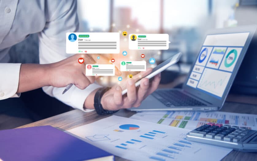 positive comments through social media marketing