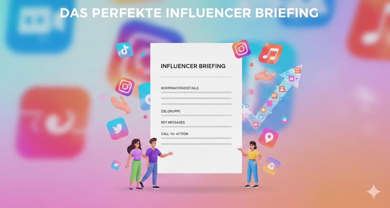 Post image influencer briefing template