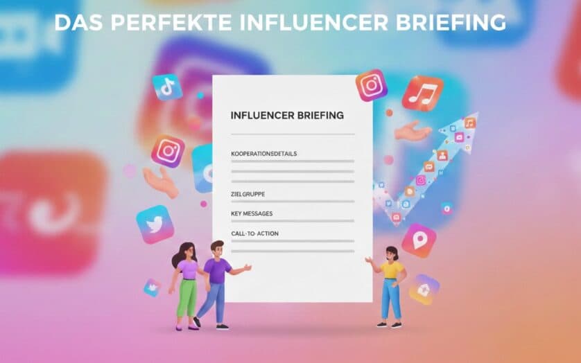 Beitragsbild Influencer Briefing Vorlage